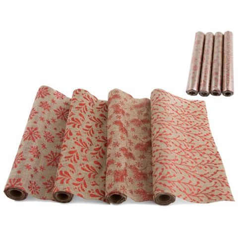 ROLLO MALLA DECORACION SURT 4 ROJA 36X3MT