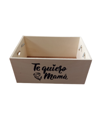 CAJA  TE QUIERO MAMA 10045DM1  28X18X12CMS