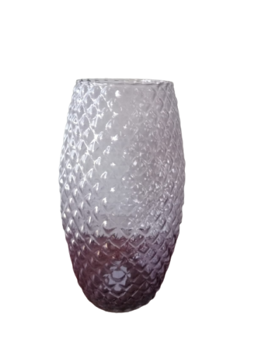 FLORERO DIAMOND AMARILLYS D13 26CM *VIOLETA AMAR26