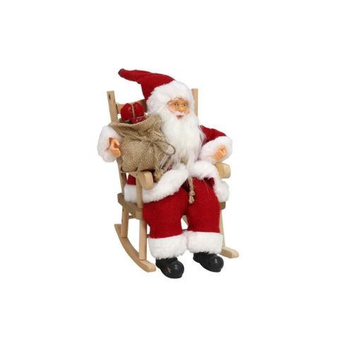 SANTA CLAUS MECEDORA C/REGALOS 30CM *996051