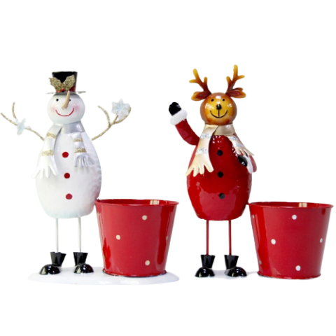 CUBO CON FIGURA NAVIDAD 24X29CM 2STD 956161 