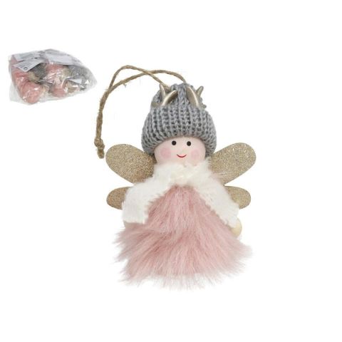 COLGANTE ANGEL GORRO *GRIS 11X8´5X5 CMS 