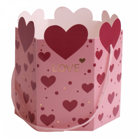 PAQUETE 10 BOLSAS  ADORE LOVE ROSA 73359