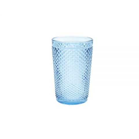 VASO CRISTAL *AZUL 340ML *0883144