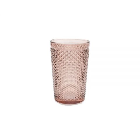 VASO CRISTAL *ROSA 340ML *0883153