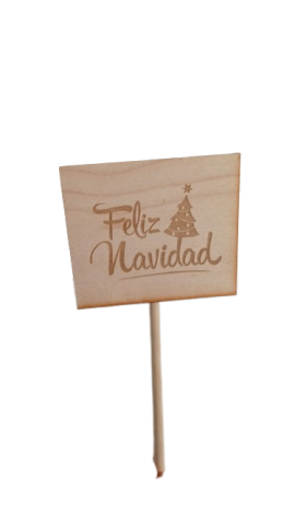 PICK FELIZ NAVIDAD CUADRADO  76016