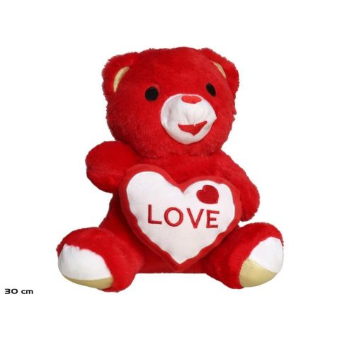 OSO DAN CORAZÓN 30CM 125114